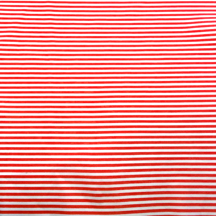 TECIDO JERSEY LISTRADO VERMELHO E BRANCO